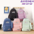 Factory Direct Sales New Style with Pencil Case Large Capacity Backpack Simple Ins Schoolbag Multifunctional Student Backpack