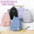 Factory Direct Sales New Style with Pencil Case Large Capacity Backpack Simple Ins Schoolbag Multi-Functional Student Backpack Schoolbag