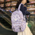 Schoolbag Girls' Junior High School Student Junior High School Student Japanese Ins Tooling Style Schoolbag Large Capacity Contrast Color Backpack