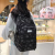 Schoolbag Girls' Junior High School Student Junior High School Student Japanese Ins Tooling Style Schoolbag Large Capacity Contrast Color Backpack