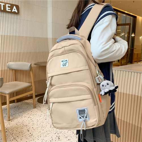 schoolbag men‘s college student large capacity junior and middle school students korean fashion all-match trendy brand backpack women‘s backpack ins cool