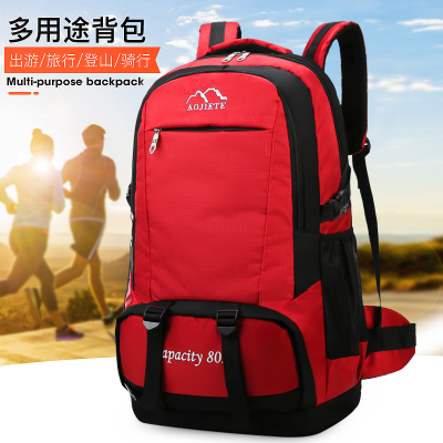 Large Capacity Travel Mountaineering Bag, Outdoor Camping, Immigration, Waterproof Rucksack