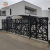 Iron Barrier Villa Cutting Door Panel Courtyard Decoration Privacy Railing CNC See-through Wall