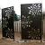 SOURCE Factory Metal Door Panel Door Surface Laser Cutting Screen Decorative Door Panel Fence Door Surface Partition