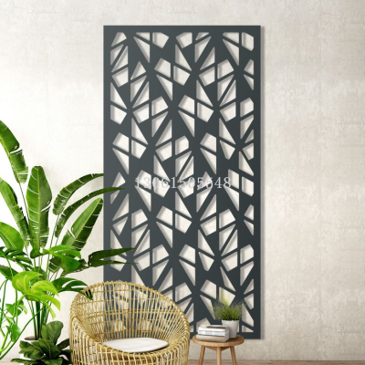 Door Panel  Source Factory Home Background Wall Decoration CNC Door Panel Laser Cutting Subareas Screens Hollow Fence