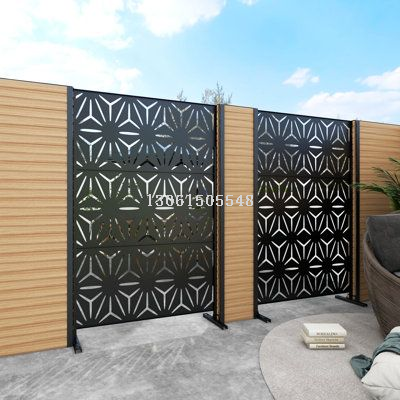 CNC ser Cutting Art Facade Gaanized Pte Carving Door European Fence Railing Courtyard Decoration Partition