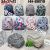 Women's Canvas Backpack 2023 New Korean Style Ins Floral Oxford Cloth Small Backpack Large Capacity Versatile