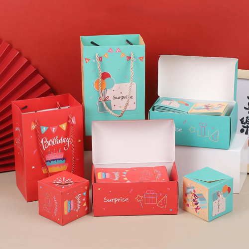 surprise bounce box red envelope gift box explosion box whole toy holiday gift birthday jump box