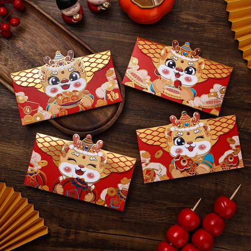 dragon year spring festival red envelope 2024 new celebrate the new year lucky money pack new year celebration universal red pocket for lucky money