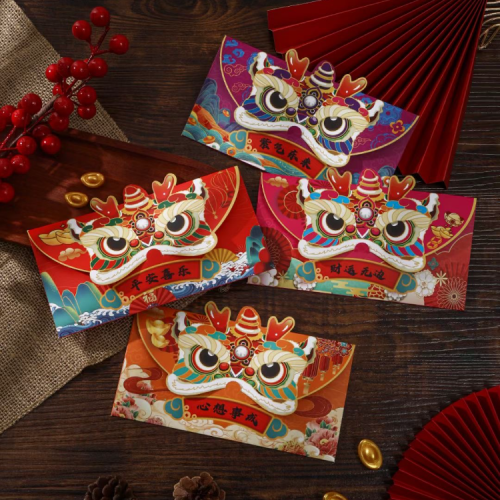 in stock wholesale 2024 dragon year red envelope new year lucky money personality spring festival national fashion lucky red packet