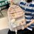 Backpack Japanese Cute Plaid Primary School Student Schoolbag Female Korean Style Trendy Backpack Five-Piece Backpack Wholesale