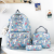 Cute Fresh Three-Piece Schoolbag Korean Style Simple Large Capacity Student Backpack Portable Insulated Lunch Bag