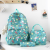 Cute Fresh Three-Piece Schoolbag Korean Style Simple Large Capacity Student Backpack Portable Insulated Lunch Bag