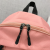 New Elementary School Studebt Backpack Schoolbag Female Korean Letter Contrast Color Backpack Middle School Students Four-Piece Set Wholesale