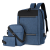 New Laptop Backpack Business Commute Three-Piece Men's Casual Backpack College Students Bag Wholesale