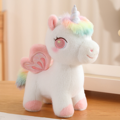 new cross-border colorful pegasus doll ragdoll plush toys （unicorn） dolls for children female birthday present