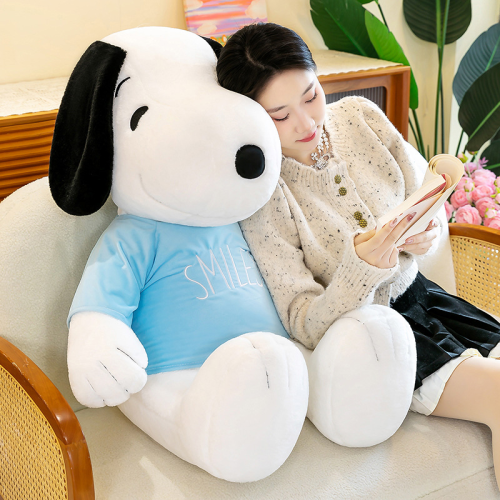cute cartoon dog plush toy soft soothing cute expression doll birthday gift for kid girlfriend