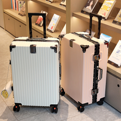 Aluminum Frame Luggage Customizable Gift Women's High-End Trolley Case Men's Suitcase Password Suitcase Suitcase Export Boarding Bag