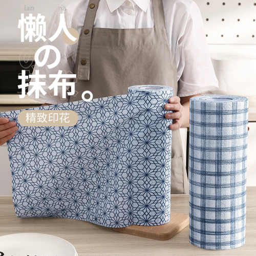 japanese zy rag absorbent extra thi no hair shedding disposable dish towel wet and dry dual-use oil removing kitchen rag