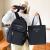 Backpack School Bag Handbag Pencil Box Three-Piece Backpack Fashion Simple Casual plus Pendant plus 4 Yuan