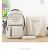 Backpack School Bag Handbag Pencil Box Three-Piece Backpack Fashion Simple Casual plus Pendant plus 4 Yuan