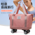 Luggage Bag Buggy Bag Pulley Travel Bag Large Capacity Handbag with Wheels Portable Traveling Expandable Capacity