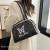 Trendy Women's Bags Embroidered Butterfly Maillard Vintage Handbag Korean Texture Versatile Large Capacity Underarm Shoulder Bag