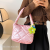 Trendy Women's Bags Portable Texture Cute Little Tote Large Capacity Simple All-Match Diamond Embroidery Thread Cross-Border Waterproof Bags