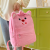 Loopy Little Beaver Plush Backpack Niche Girl Cute Junior's Schoolbag Student Back Book Computer Bag