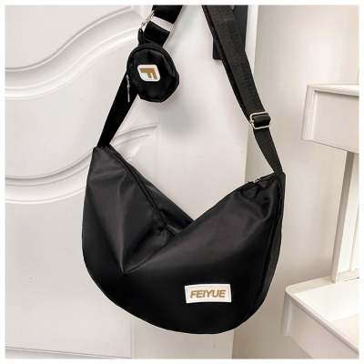 Trendy Women's Bags Single Shoulder Crossbody Dumpling Bag Nylon Large Capacity Leisure Travel Bag Large Quantity in Stock
