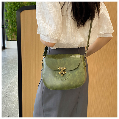 Trendy Women's Bags Saddle Bag Shoulder Messenger Bag New Chinese Style National Style Stylish Good Texture Versatile Women's Bag