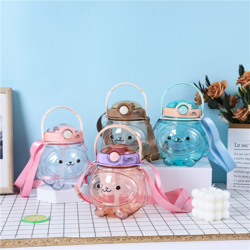 exquisite fashion cartoon cyber celebrity small fat pier kettle children cute bear big belly cup