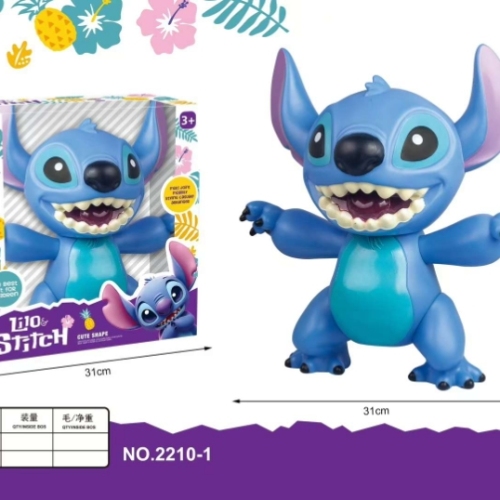 新款超优质手办星际宝贝大号史迪仔手办史迪奇再版摆件关节可动