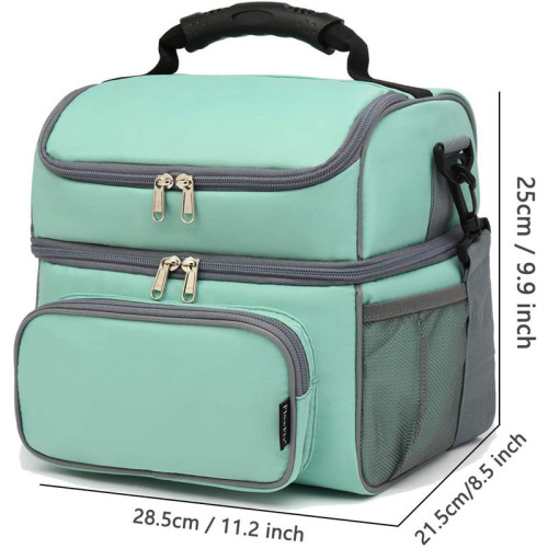 厂家定制印刷保温包牛津布手提单肩便当包饭盒袋户外野餐包 冰包