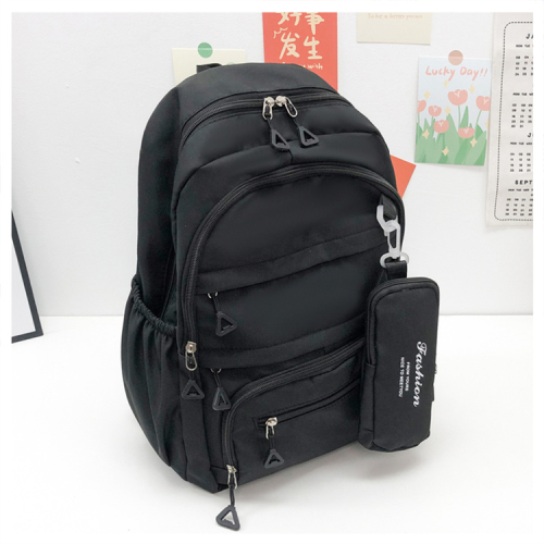 schoolbag women‘s bag backpack look good junior high school students korean style large capacity lightweight travel bag