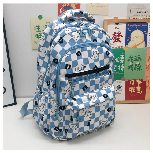 korean style trendy printing female junior high school student schoolbag large capacity lightweight stain-resistant travel backpack