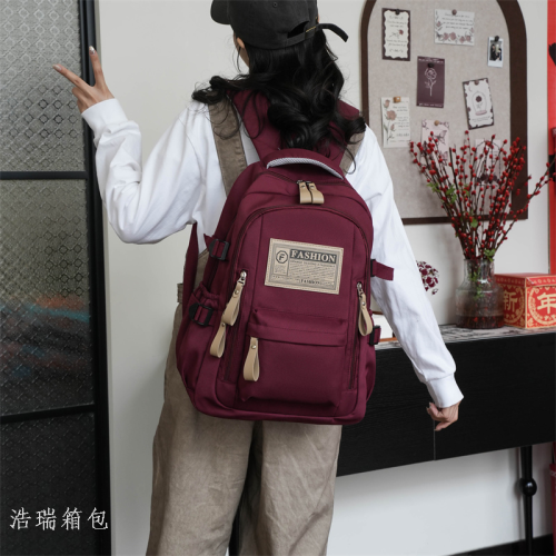 schoolbag primary school girls large capacity cute good-looking backpack ins high school junior high school students go out travel backpack-