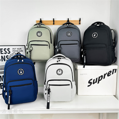 new large capacity student schoolbag lightweight casual bag trendy simple backpack wholesale