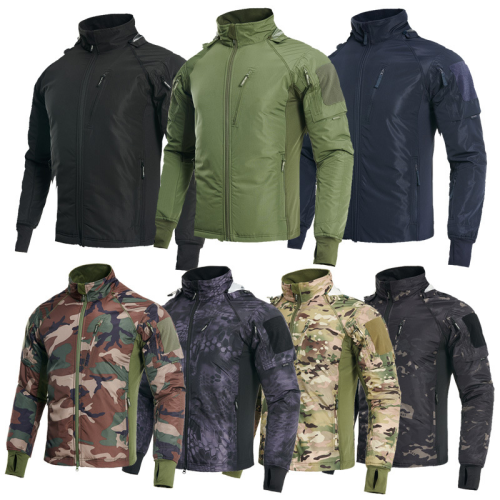 cp outdoor camouflage shell jacket velvet soft thermal wear mountain climbing biking coat camouflage clothing cross-border factory wholesale