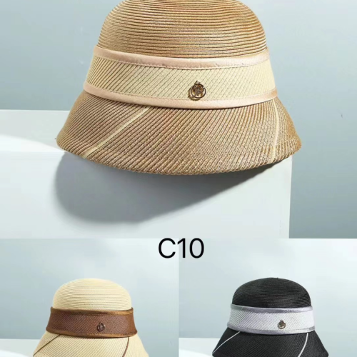 straw hat female summer raffia hat beach sun hat elegant sun hat bucket hat travel sun-proof foldable