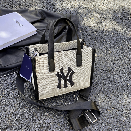 fashion brand couple ny tote bag yankees crossbody bucket bag commute minimalist 2023 new one-shoulder canvas bag