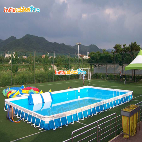 outdoor large traversing carriage swimming pool reservoir thickened steel pipe bracket non-rust commercial water park pool