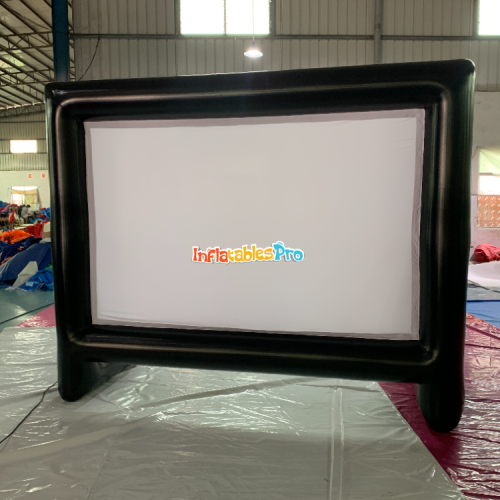 customized 25ft inflatable screen waterproof portable projection screen inflatable outdoor viewing projection screen