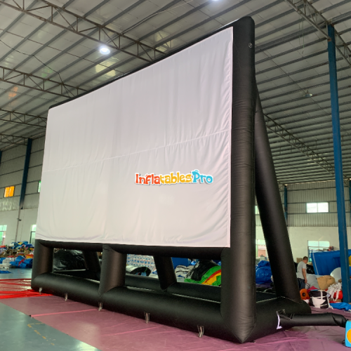 customized movable inflatable screen gas model indoor and outdoor projection screen cinema play projection screen