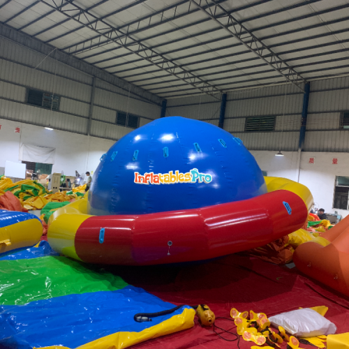 inflatable water trampoline large children‘s water park pvc seesaw outdoor swimming pool thickened trampoline facilities