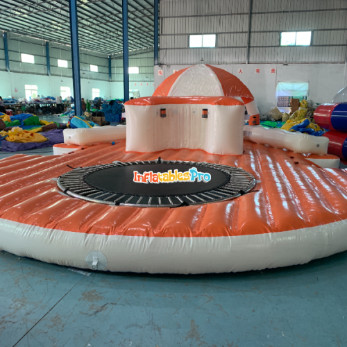 inflatable water jumping bed children‘s inflatable bungee jumping bed inflatable combination water inflatable iceberg bouncing bag saturn