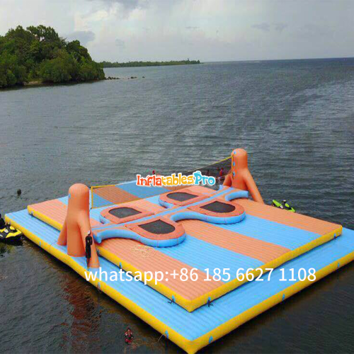outdoor adult water inflatable volleyball court children water football field beach inflatable volleyball court water volleyball court