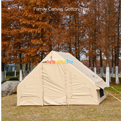 outdoor outdoor camping oxford cloth tent portable family camping party building-free inflatable tent wholesale