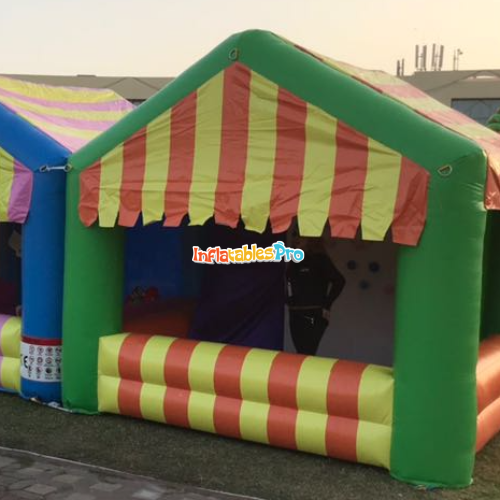 carnival stall inflatable tent closed air tent square inflatable tent party tent outdoor stall tent
