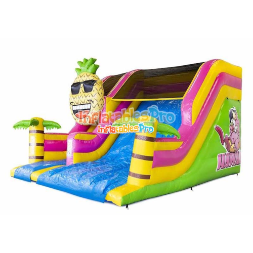 pineapple summer theme inflatable dry slide inflatable slide wide inflatable slide kuwait inflatable model to door